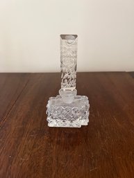 81.Antique Ornate Glass Perfume Bottle