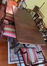 109.Duncan Phyfe Style Dining Table & Chairs