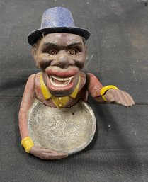 55. Cast Iron Mechanical Bank With Top Hat