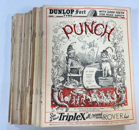 64. Vintage PUNCH Magazines Lot (20)