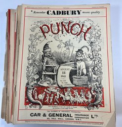 65. Vintage PUNCH Magazines Lot (19)