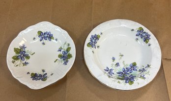 15. Royal Grafton Violet Plates (2)