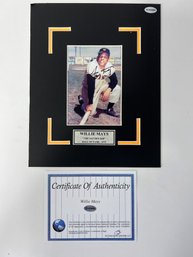 101. Willie Mays Signed Photograph