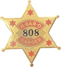 173.  Antique Hi-Bar-O Ranger Badge