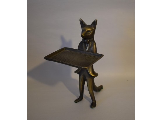 3. Bronze Figural Card Holder