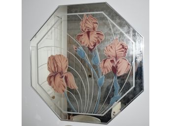 105. Decorative Floral Mirror