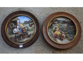 77.Decorative Russian Painted Plates (2)