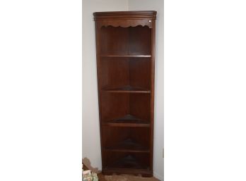 40. Wooden Corner Cabinet