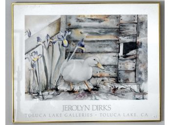 95. Jerolyn Dirks 'Spring Duck' Exhibition Poster