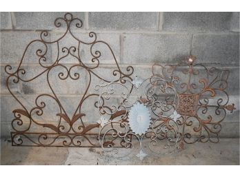 169. Figural Wrought Iron Wall Decorations (3)