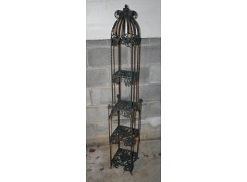 154. Wrought Iron 4 Tier Stand