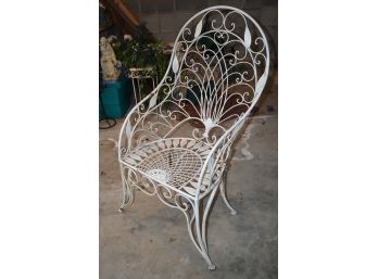 148. Unusual Wrought Iron Garden Chair