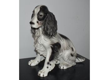 88. Austrian Porcelain Dog Statue