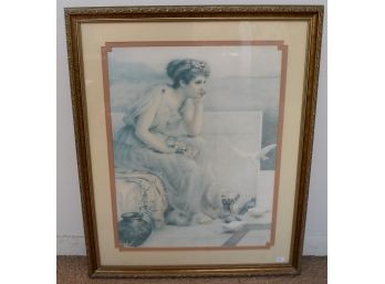 46. Woman By The Ocean Decorator Print