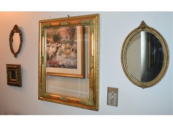 135. Lot Of Gilded Mirrors (4)