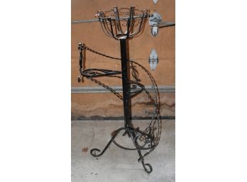 144. Wrought Iron 4 Tier Plant Stand