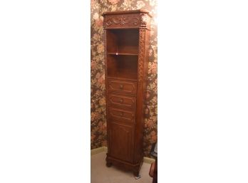 50. Unusual Carved Bookcase/Cabinet