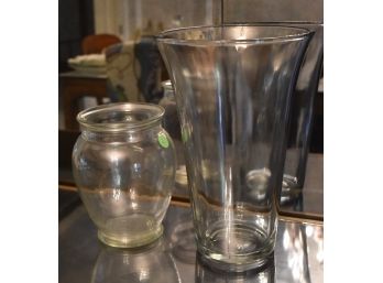 30. Glass Vases (2)