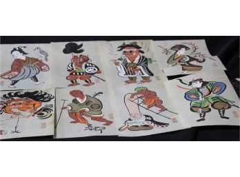 147. Japanese Prints On Paper (8)