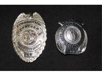 95. Correction Officer's Badge And A Second