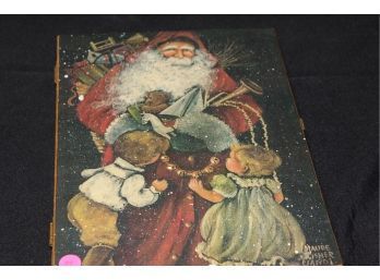 77. Maude Fisher Ciardi Wooden Christmas Puzzle