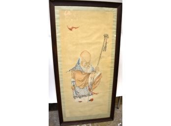 277. Early 20thC. Chinese Scroll Painting Of An Elder