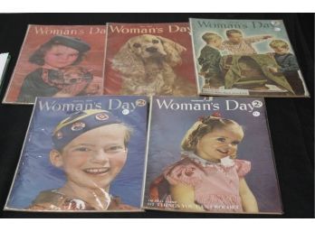 8. Woman's Day Magazines 1944-1945