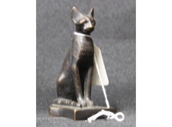 58. Bronze Egyptian Bastet Cat Figure