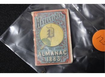 125. Hazeltine's Almanac 1883