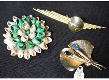 107. Lot Of Brooches (3)
