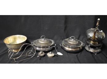 151. Collection Of Silverplate (4)