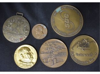 39. Lot Of Collectible Medallions- Six In The Lot