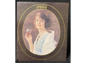 235. Replica Of A 1923 Coca Cola Flapper Girl Tin