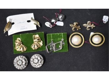 110. Seven Pairs Of Earrings. Includes One Sgd. Coro.