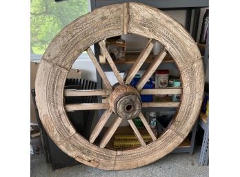 36. 19th C Indonesian Wagon Wheel