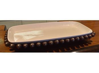 47. Steel Serving Tray With Platter