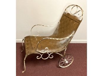 17. Antique Wrought Iron Chair