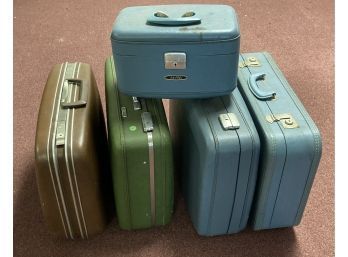 26. Five Pieces Of  Mid Century Suits Cases