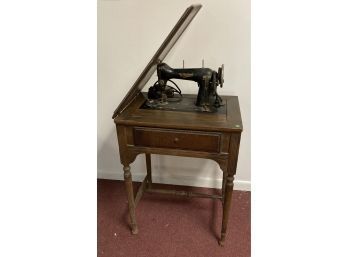 11. Willaboard Sewing Machine & Cabinet