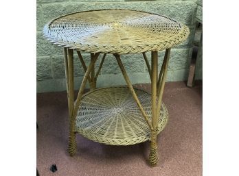 64. Good Quality Wicker Table