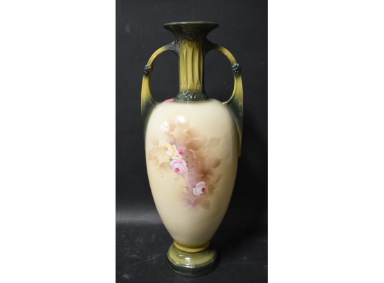 13. Hand Painted Austrian Vase