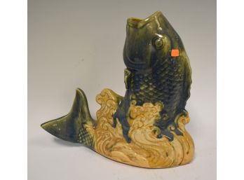 74. Oriental Figural Fish Vase