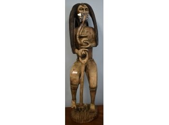 34.Jamaican Wood Carved Figure. SGD