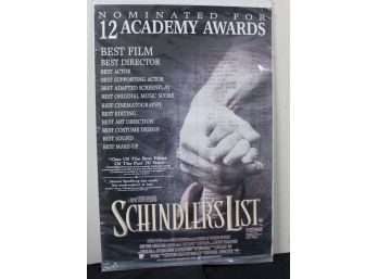 One Sheet Movie Poster For Schindler's List