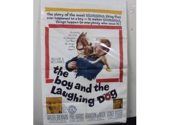 One Sheet Movie Poster, The Boy And The Laughing Dog. & A Second