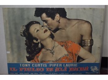 Tony Curtis Piper Laurie Window Card