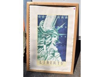 Liberty Poster Framed.