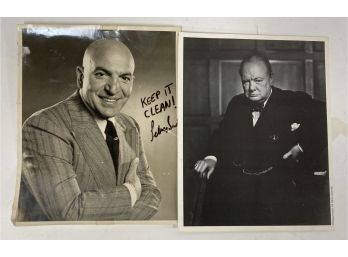 Telly Savalas Autographed Photo And Other