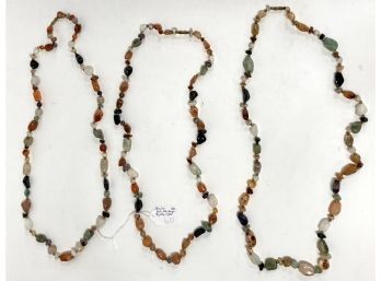 Agate Nugget Necklaces (3)