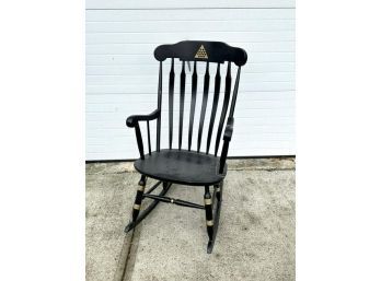 Toleware Painted Rocking Chair